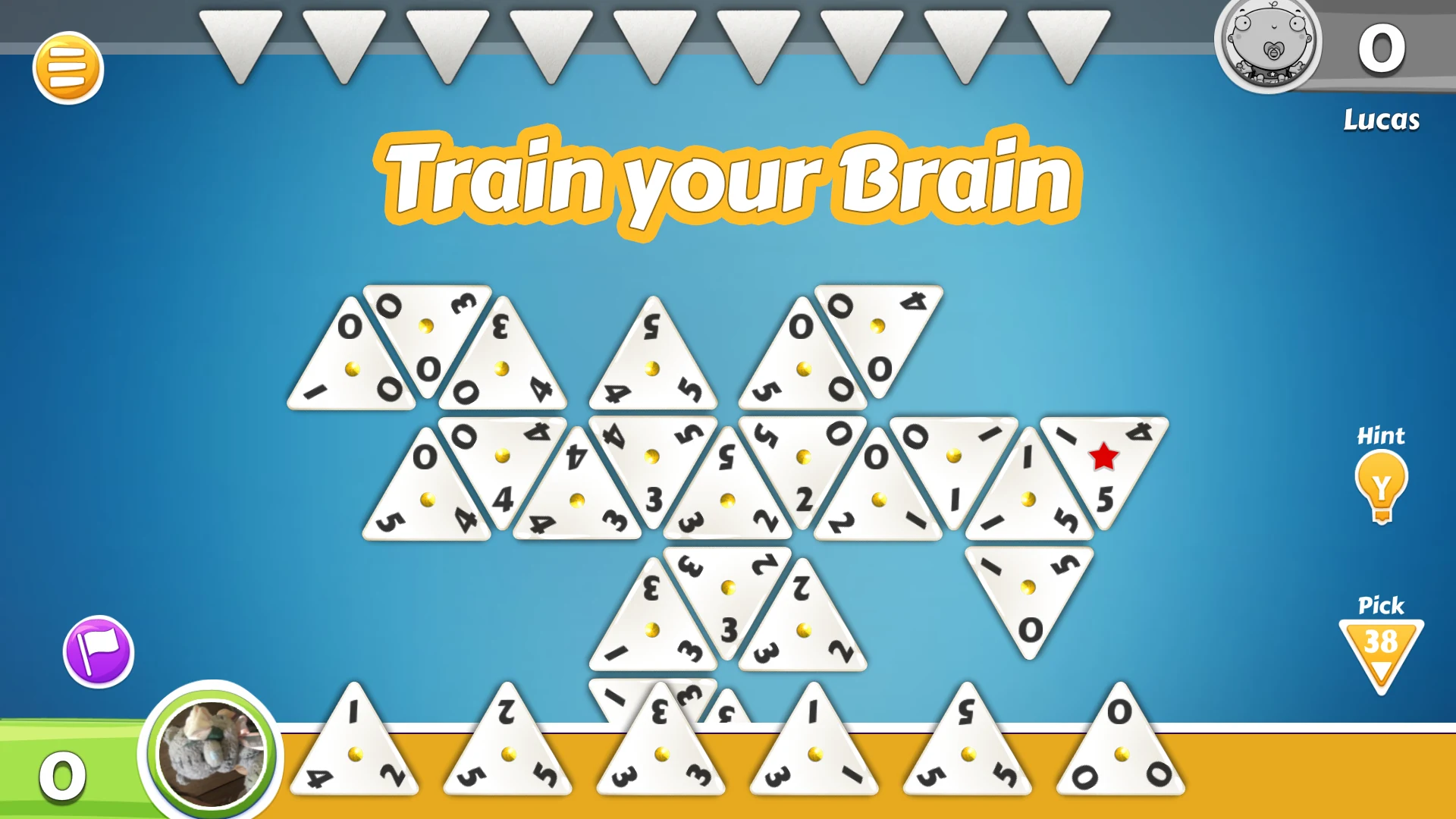 Triominos, Triangular Dominoes screenshot